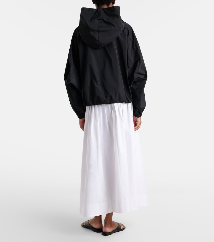 Róhe Pleated Cotton Poplin Midi