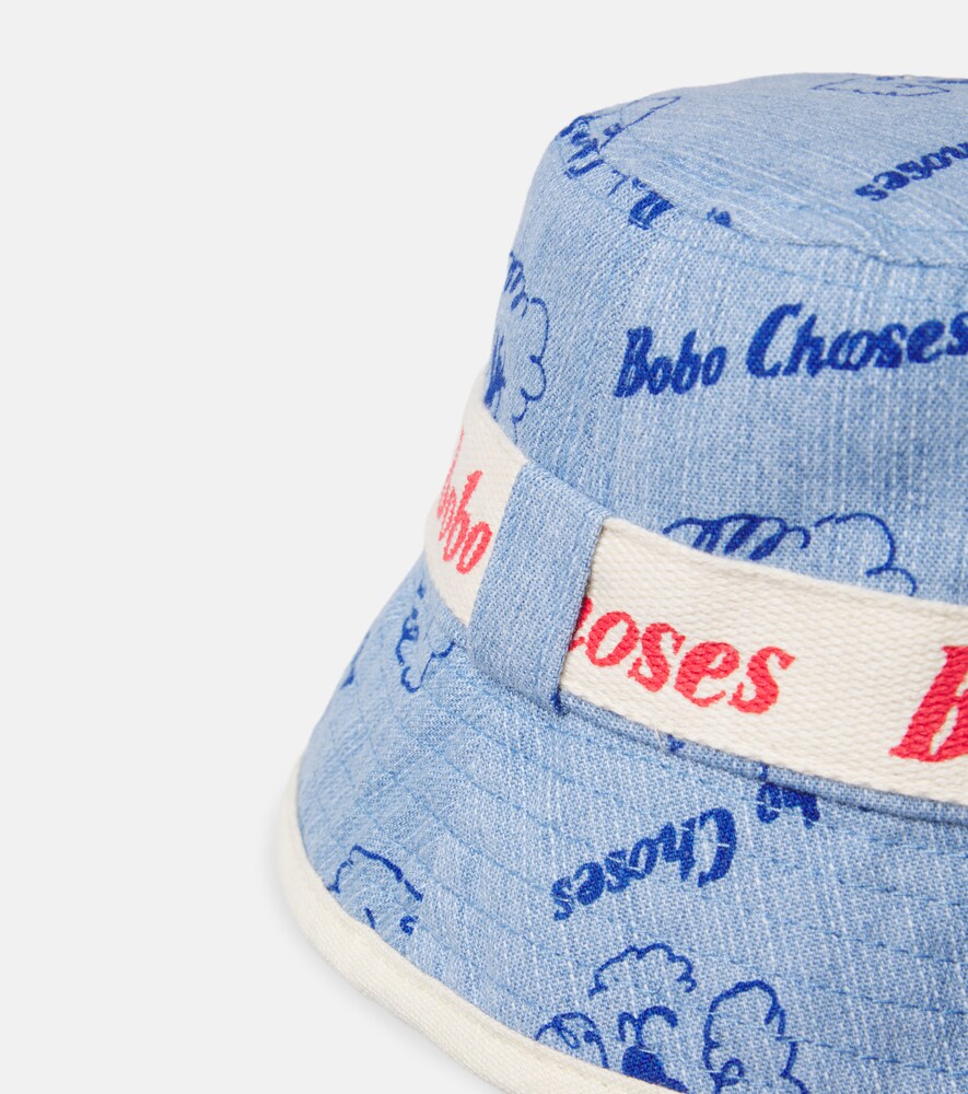  Bobo Choses Bobo Choses Pickles The Dog Denim Bucket Hat 