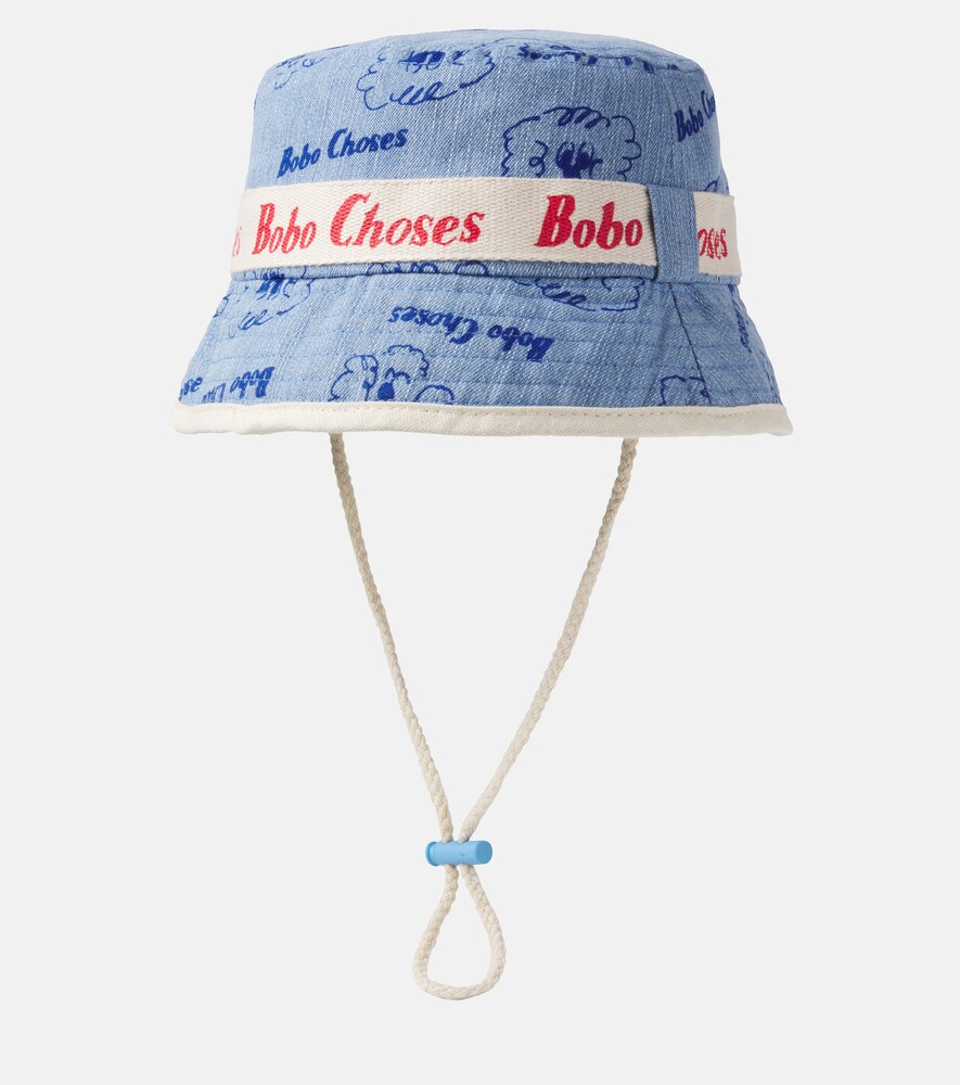  Bobo Choses Bobo Choses Pickles The Dog Denim Bucket Hat 