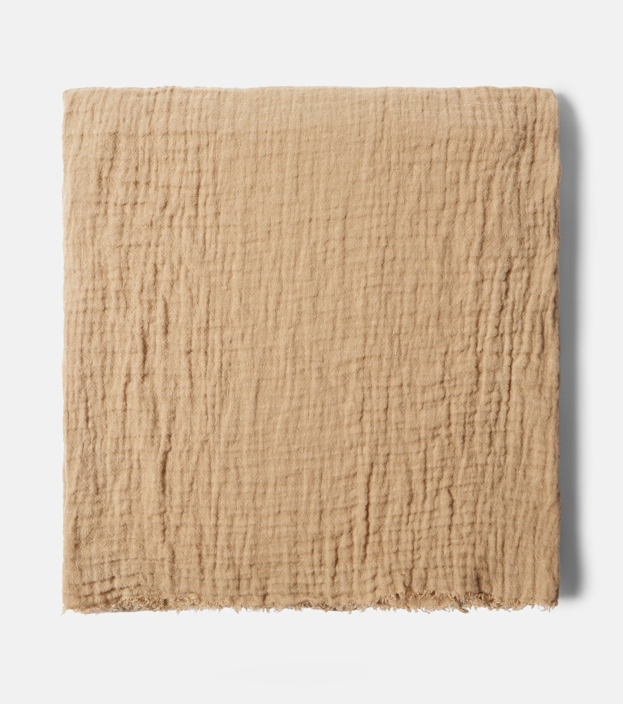 Once Milano Linen Throw In Sand
