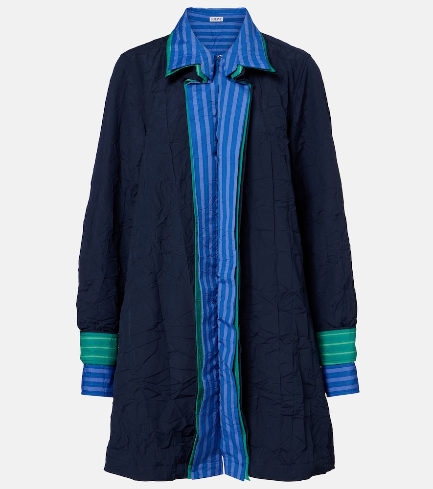 Loewe Striped technical cotton-blend shirt dress