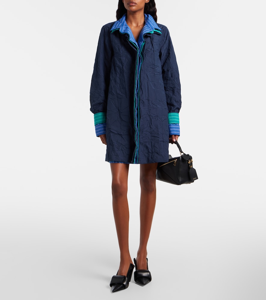 Loewe Striped technical cotton-blend shirt dress