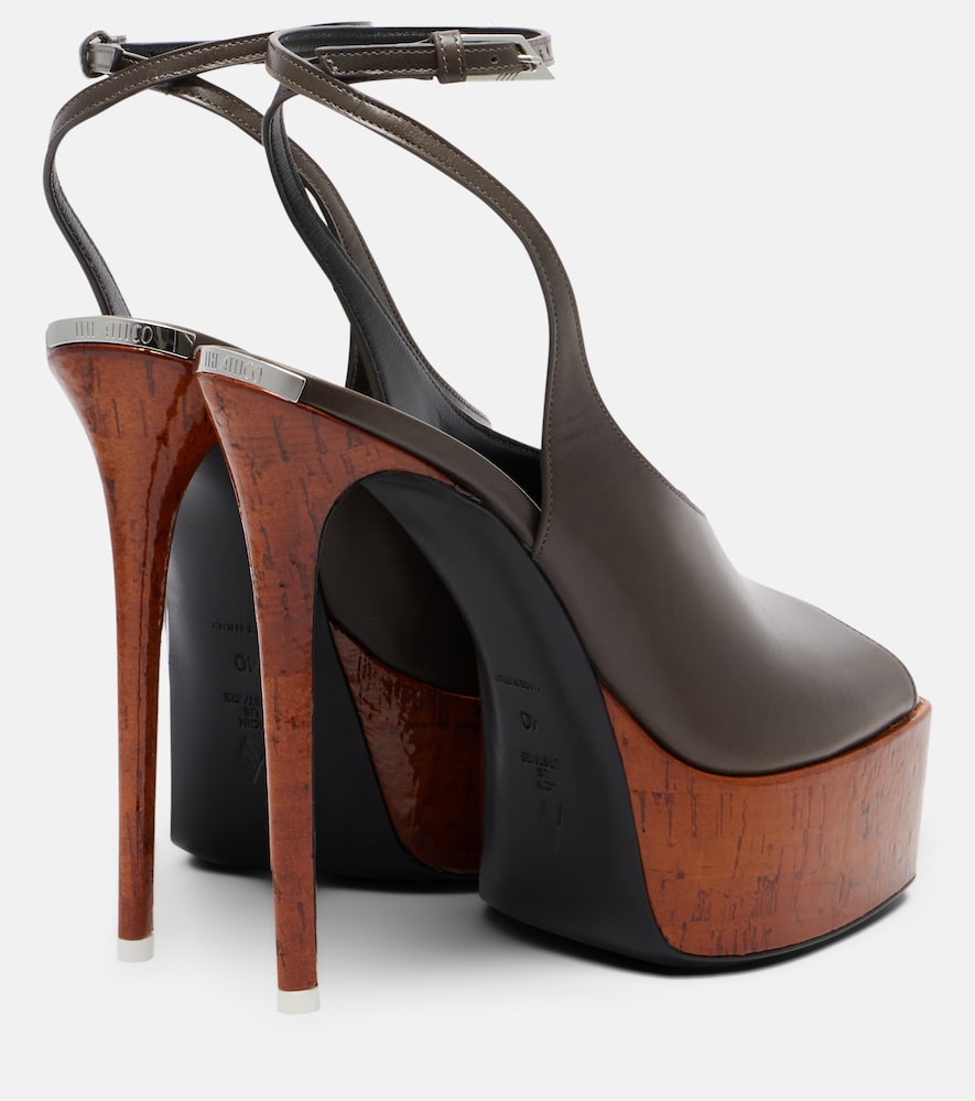  The Attico The Attico Slingback-pumps Ornella Aus Leder 