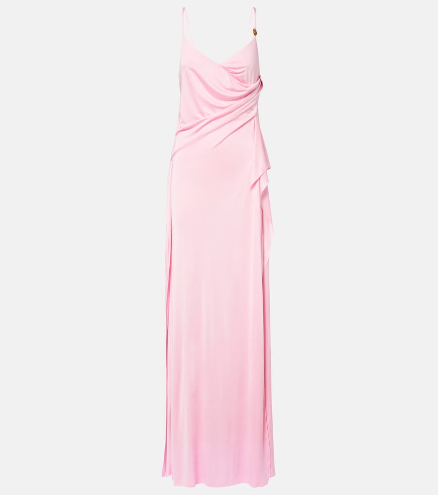 Versace Medusa gathered jersey gown | Thumbnail 6