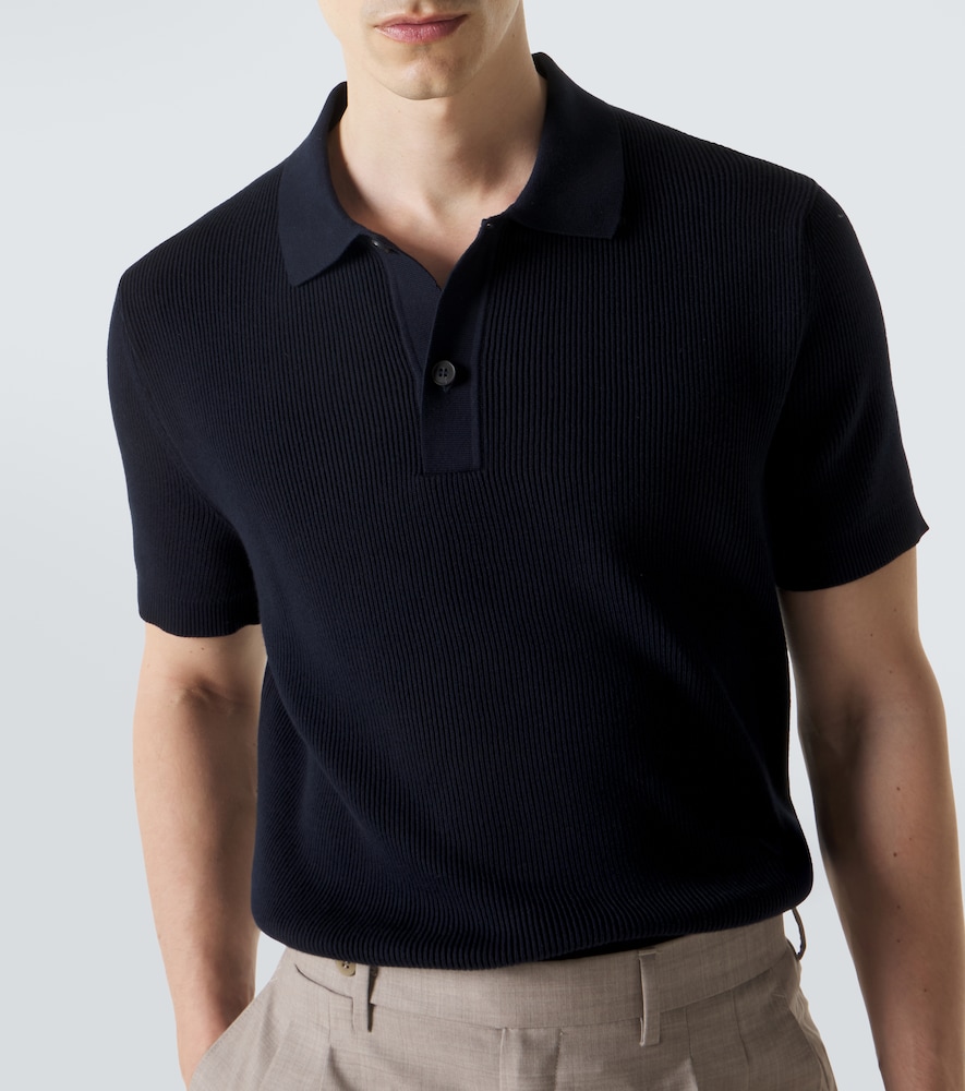  Sunspel Sunspel Polohemd Aus Rippstrick 