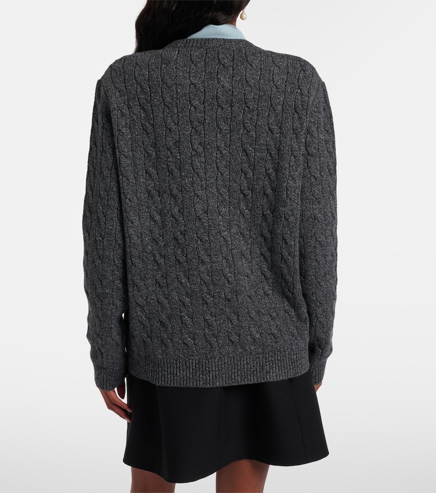  Valentino Valentino Pullover Vlogo Aus Schurwolle 