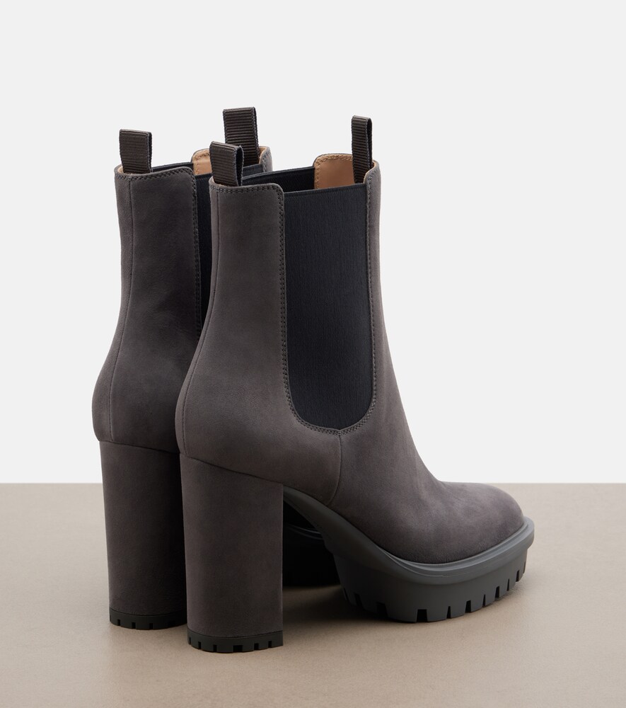  Gianvito Rossi Gianvito Rossi Chelsea Boots Barry Aus Veloursleder 