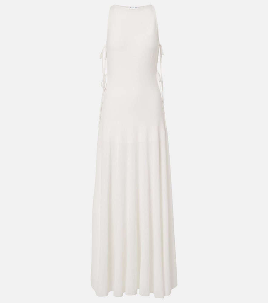Alaia Alaïa Cotton-blend crêpe maxi dress | Thumbnail 7 Alaia Alaïa Cotton-blend crêpe maxi dress | Thumbnail 7