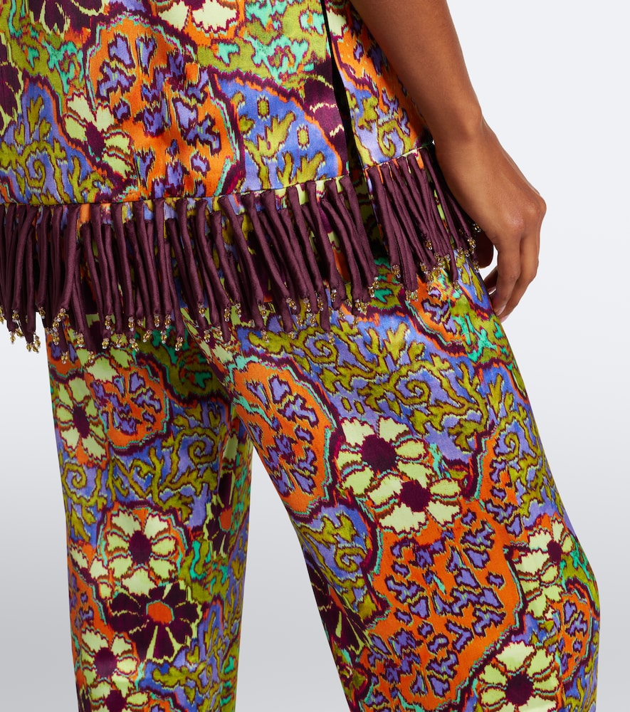 Alémais Joanna Floral Fringed Top