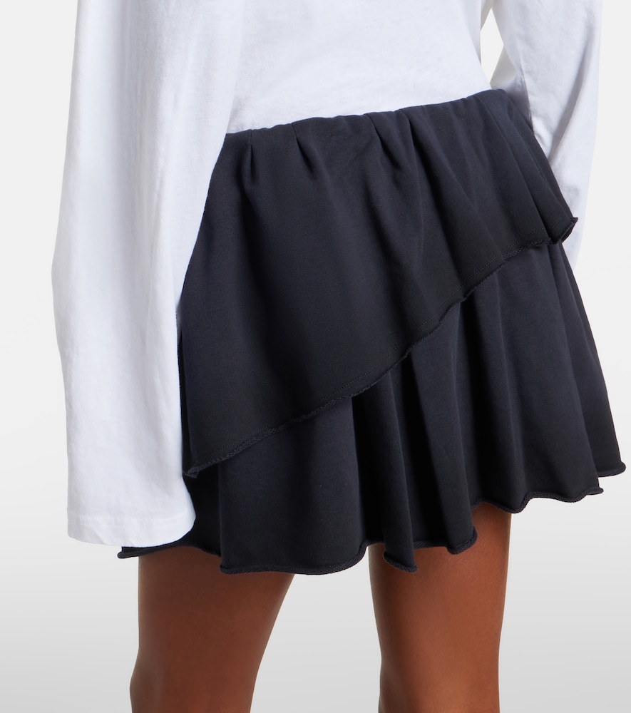 Cotton-Blend Miniskirt