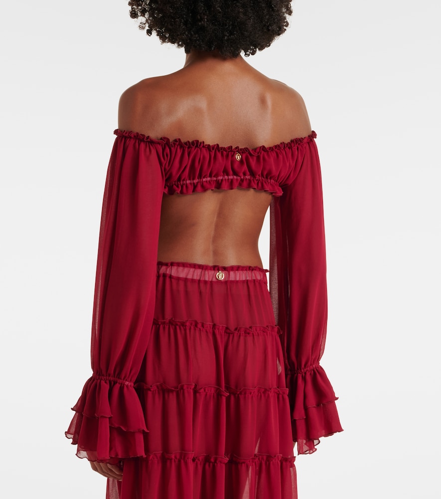 Elma Off-Shoulder Crop Top