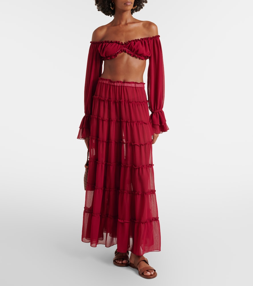 Elma Off-Shoulder Crop Top