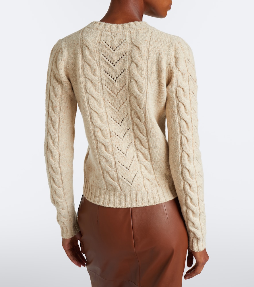 Cable-Knit Wool And Cashmere-Blend Sweater