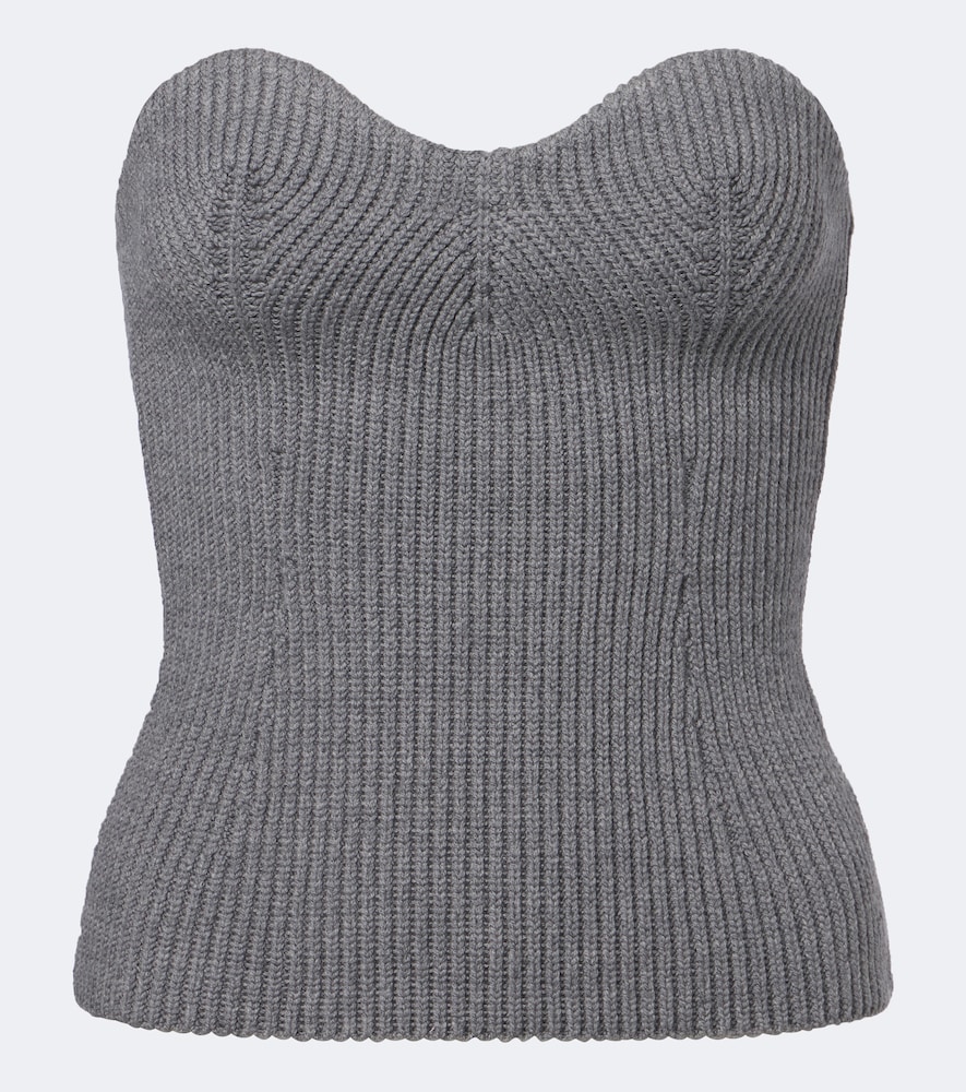 Jil Sander Top bustier en laine mlange 1090 €