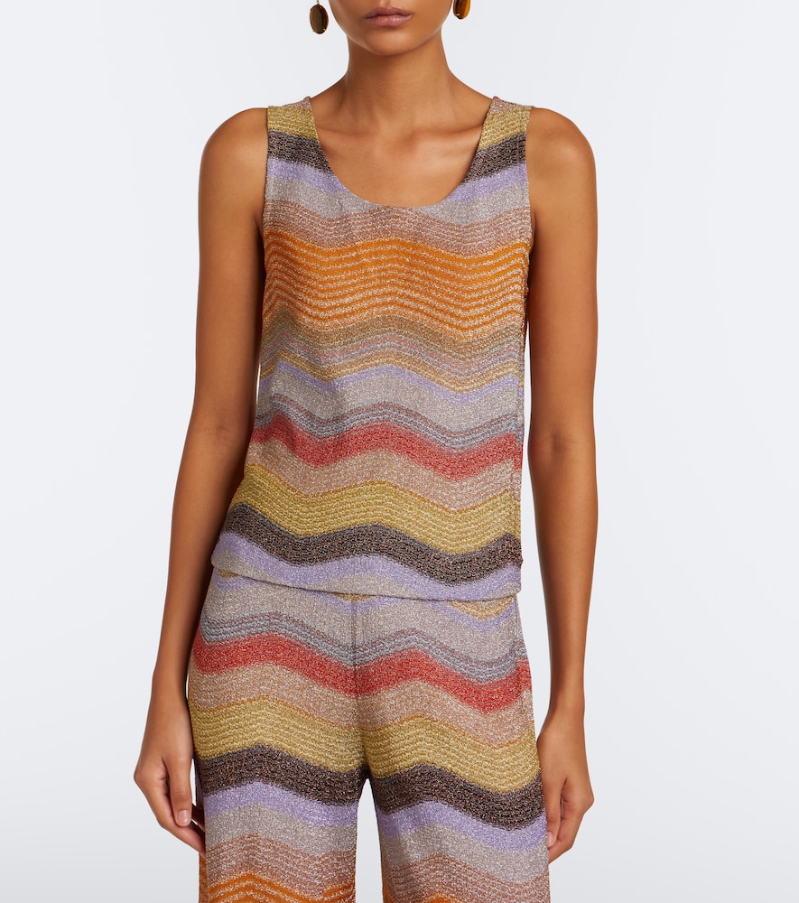 Wave Lamé Top