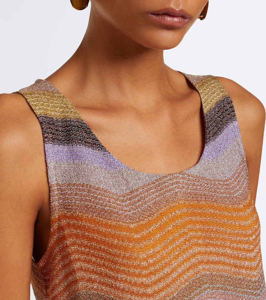 Wave Lamé Top