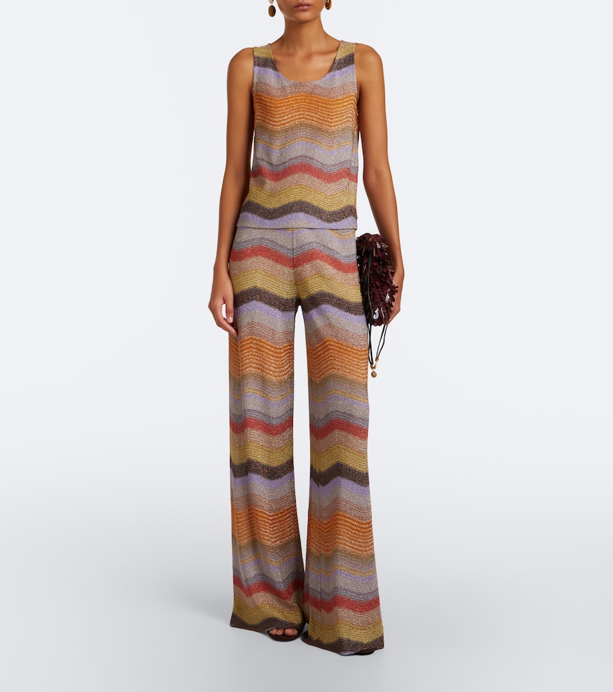 Wave Lamé Top