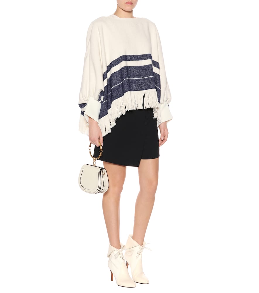 Kole canvas and leather ankle boots by Chloé