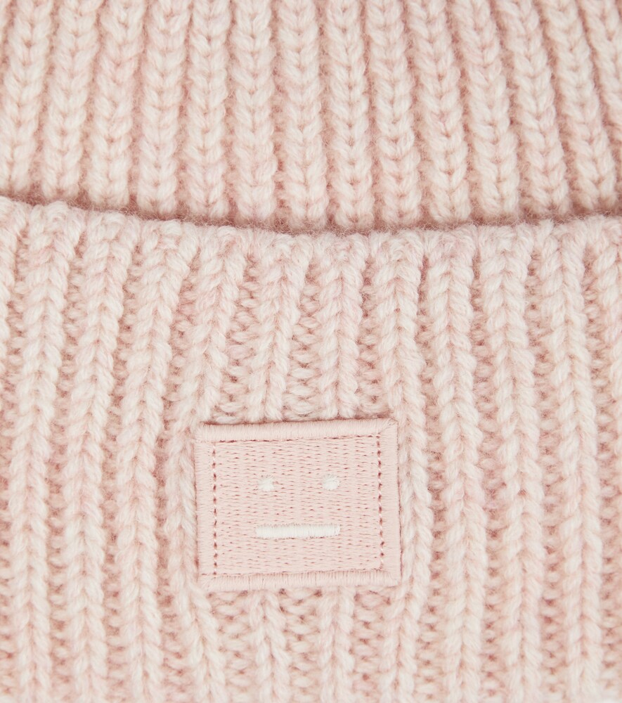  Acne Studios Kids Acne Studios Kids Ribbed-knit Wool Beanie 