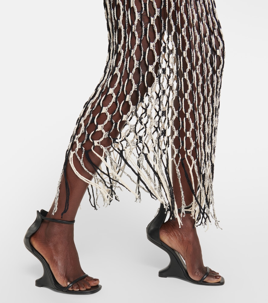  Dion Lee Dion Lee Fishnet Maxi Skirt 
