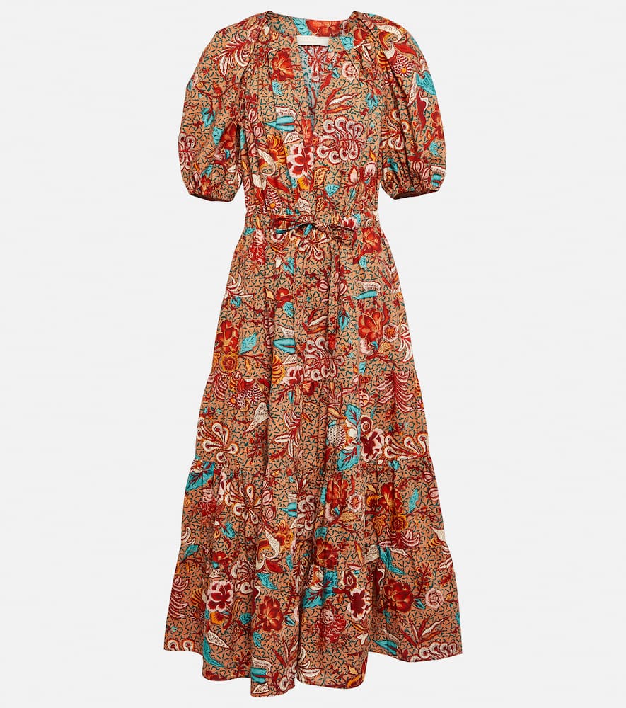 Ulla Johnson Olina printed cotton midi dress