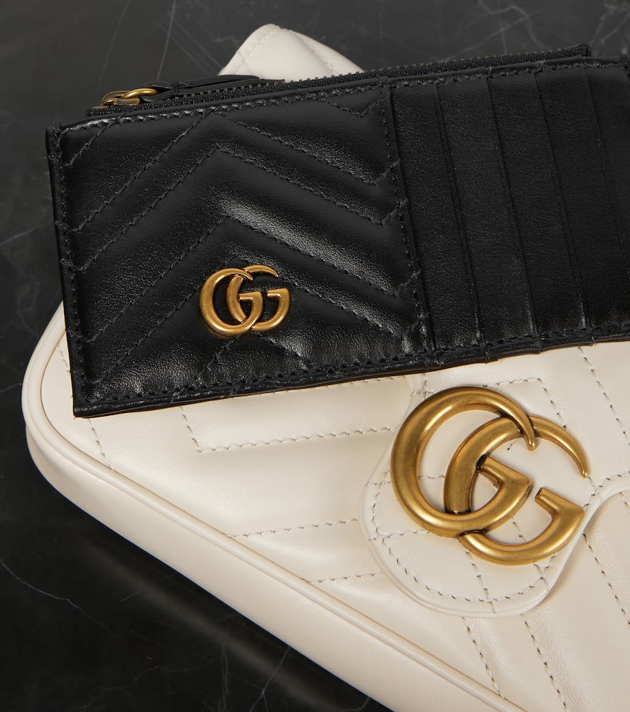 GG Marmont leather wallet on chain