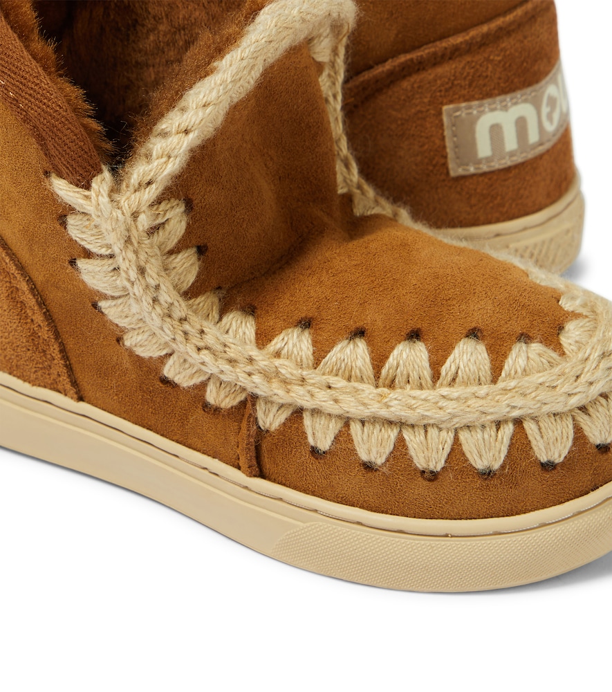  Mou Kids Mou Kids Sneakers Aus Veloursleder Mit Shearling 