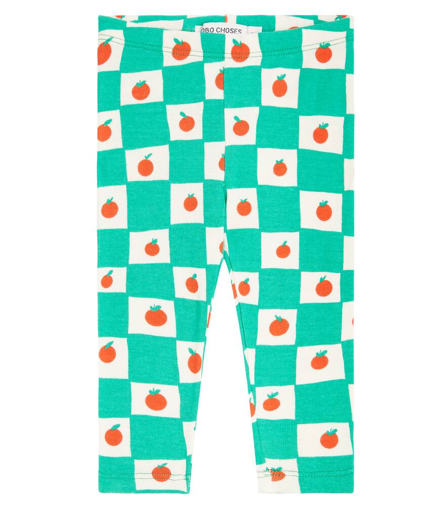 Bobo Choses Baby Tomato cotton-blend jersey leggings