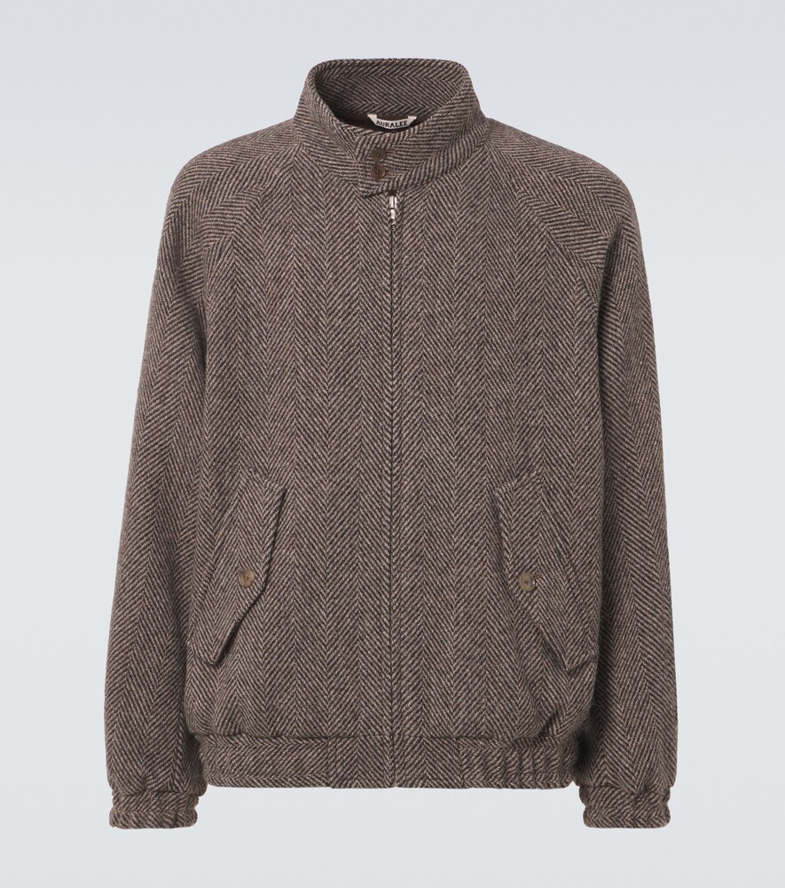新品】AURALEE WOOL HAIRLINE TWEED BLOUSON（AURALEE オーラリー 22AW 