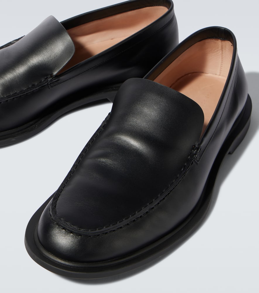 The Row Nic Loafers In Black
