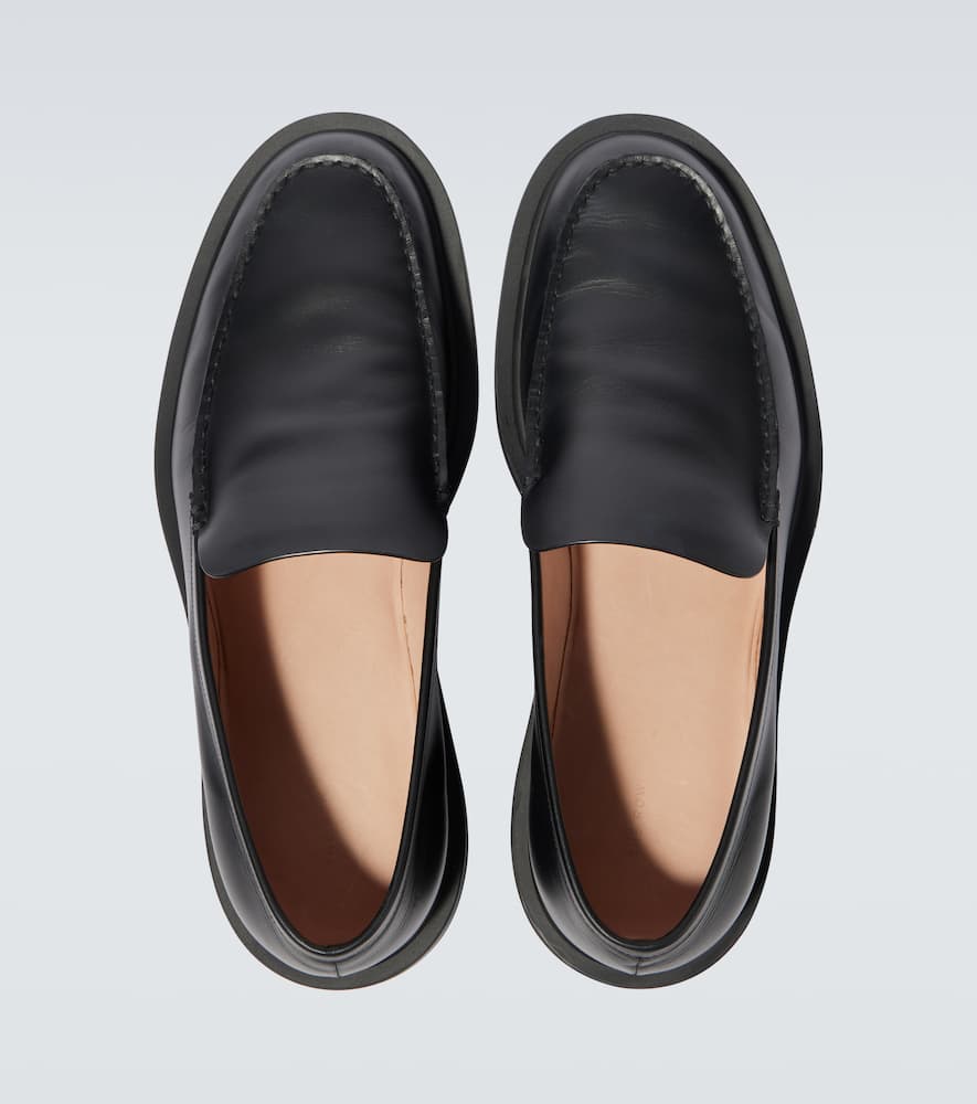 The Row Nic Loafers In Black
