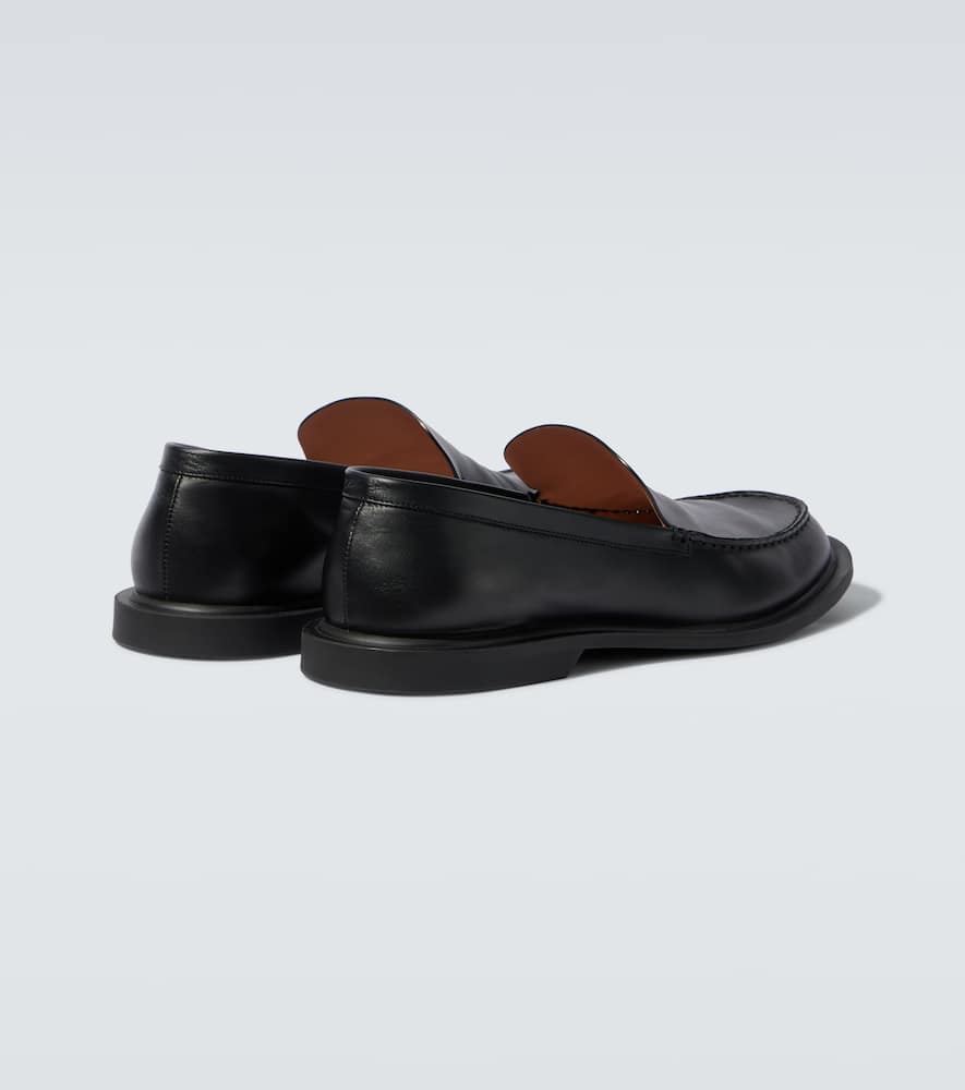 The Row Nic Loafers In Black
