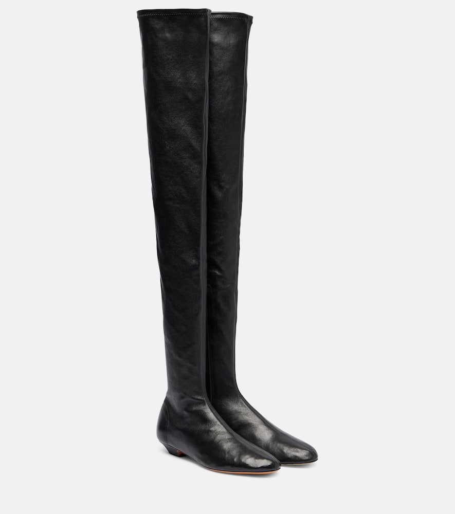 Apollo leather over-the-knee boots