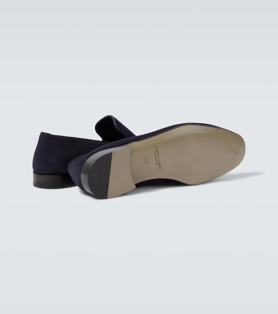Manolo Blahnik Truro Suede Loafers