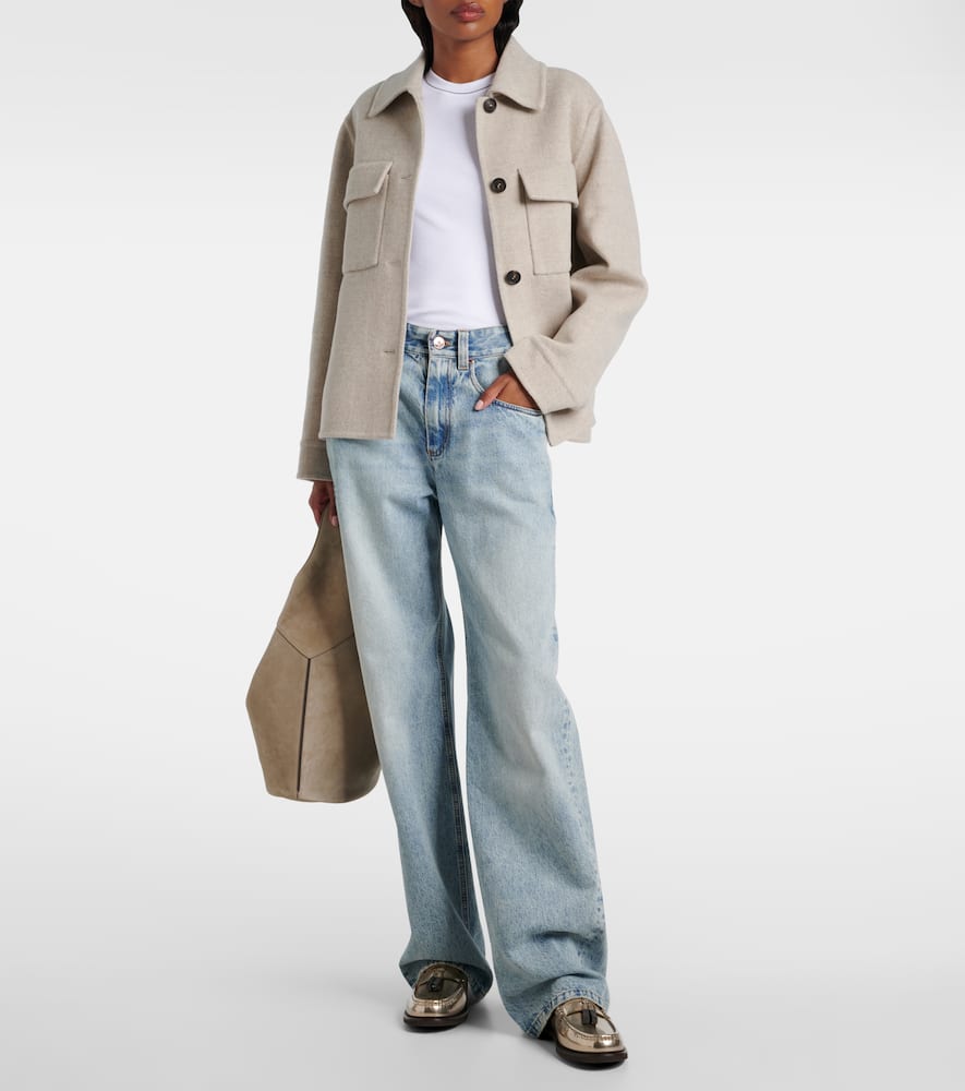 Brunello Cucinelli Ribbed Texture Crew Neck T-shirt