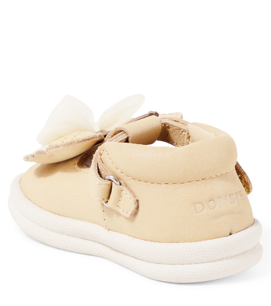  Donsje Donsje Baby Schuhe Vlindy Aus Metallic-leder 