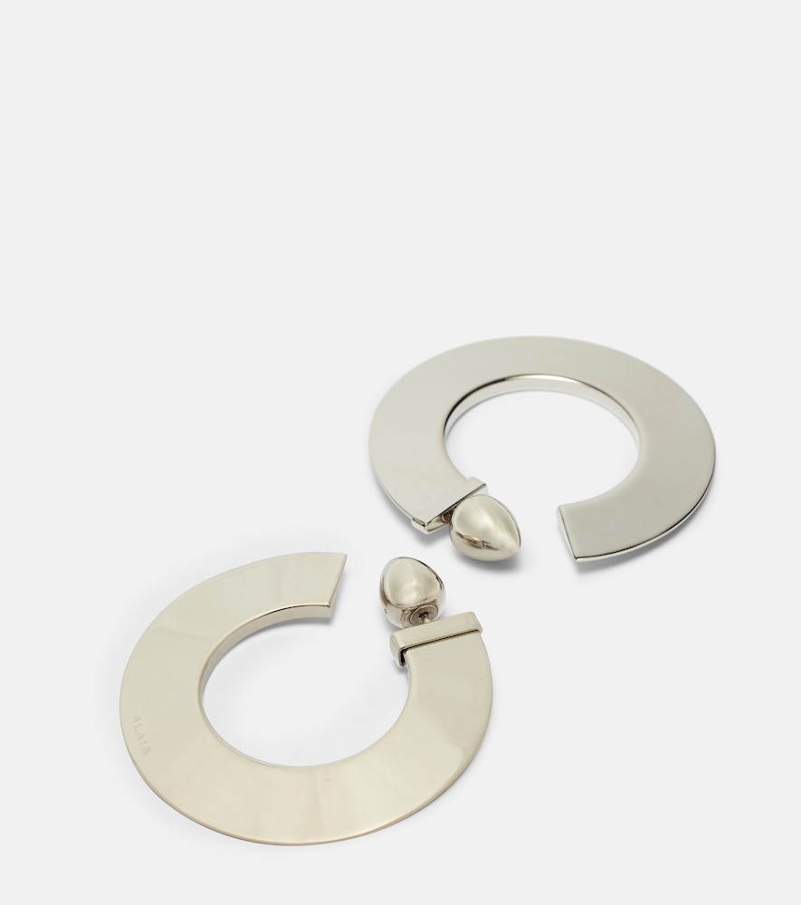 Alaïa Blade Hoop Earrings