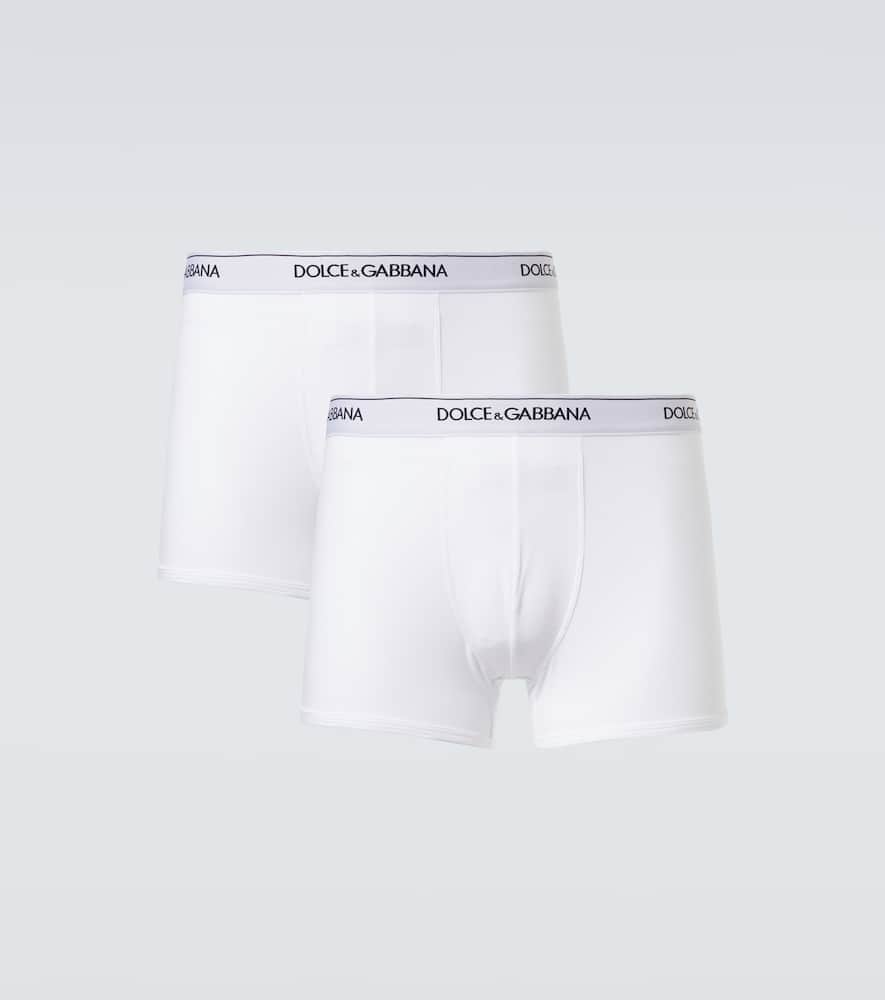 Set of 2 logo cotton-blend boxer briefs