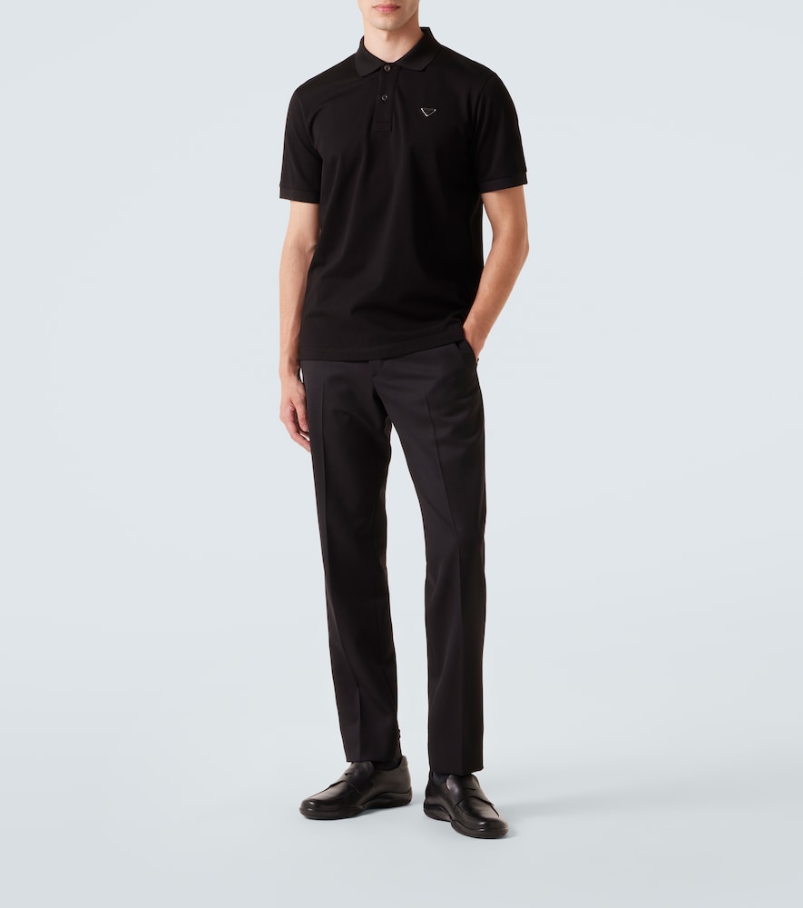  Prada Prada Polohemd Aus Baumwolle 