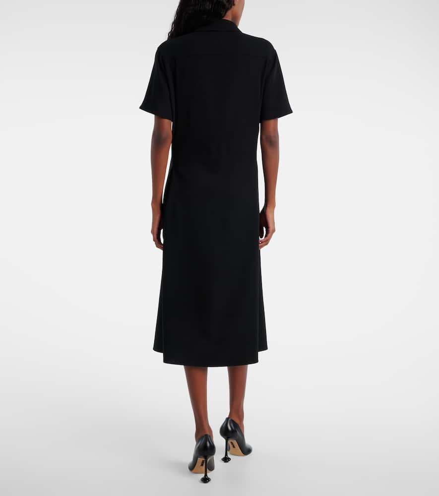 Loewe Stretch Viscose Dress Dresses Black In Black