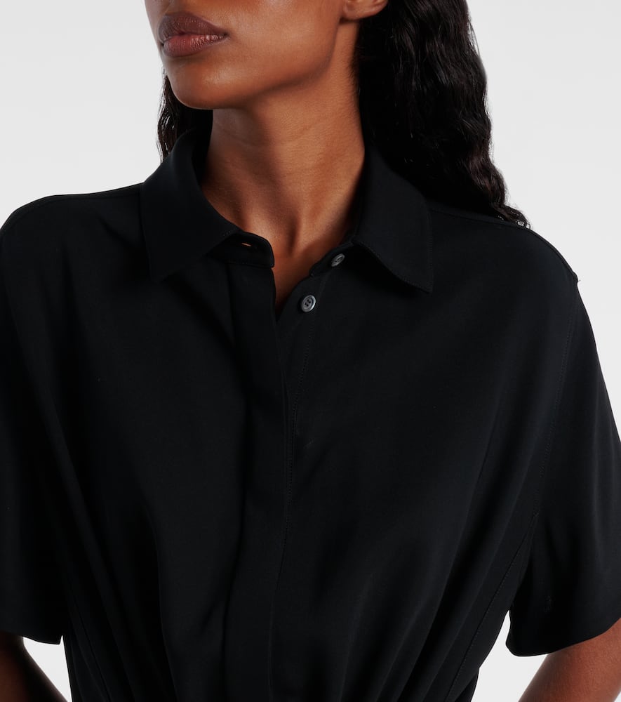 Loewe Stretch Viscose Dress Dresses Black In Black