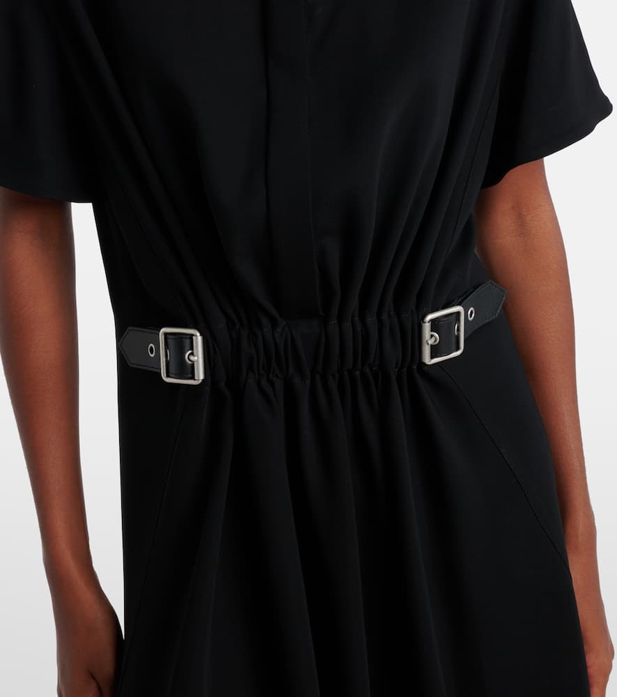Loewe Stretch Viscose Dress Dresses Black In Black