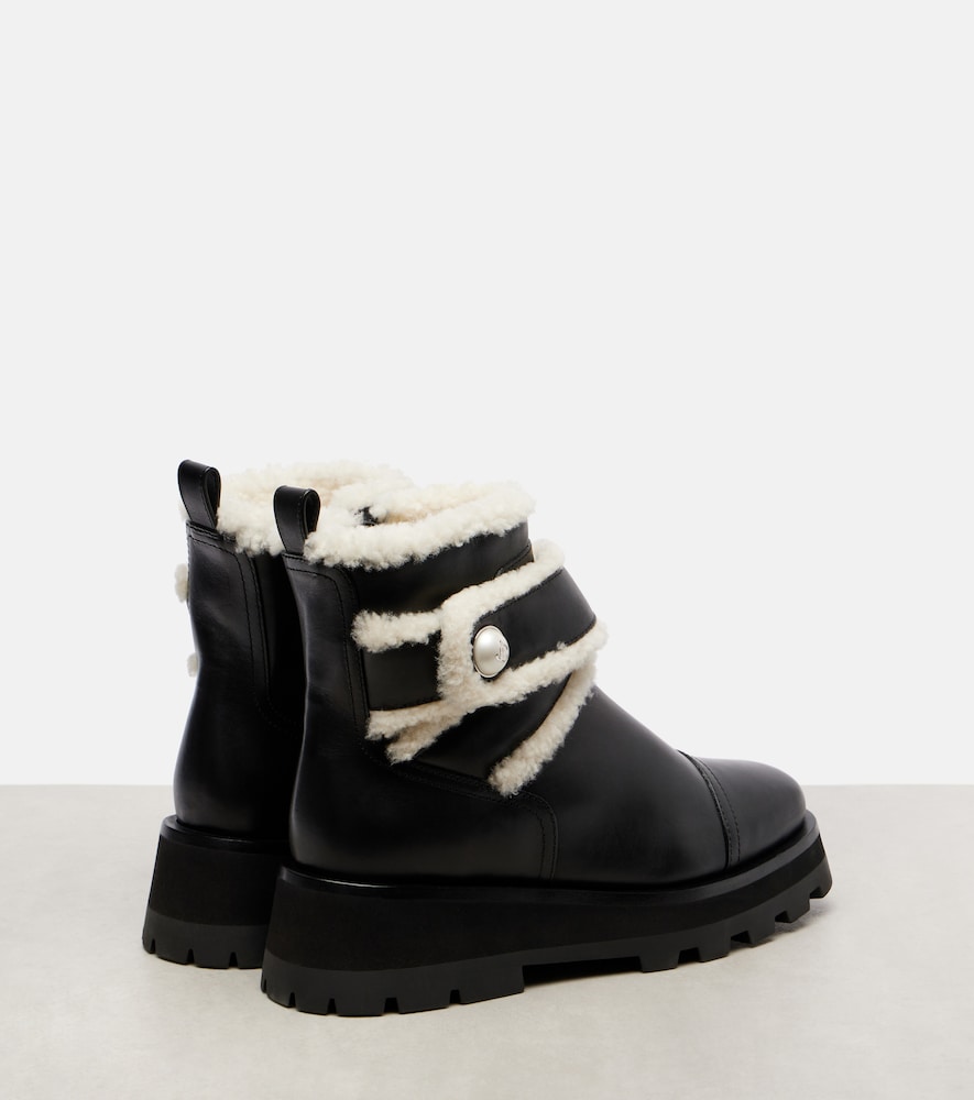  Jimmy Choo Jimmy Choo Meena Leather Ankle Boots 