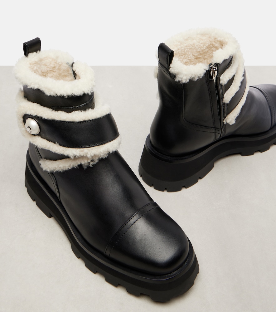  Jimmy Choo Jimmy Choo Meena Leather Ankle Boots 