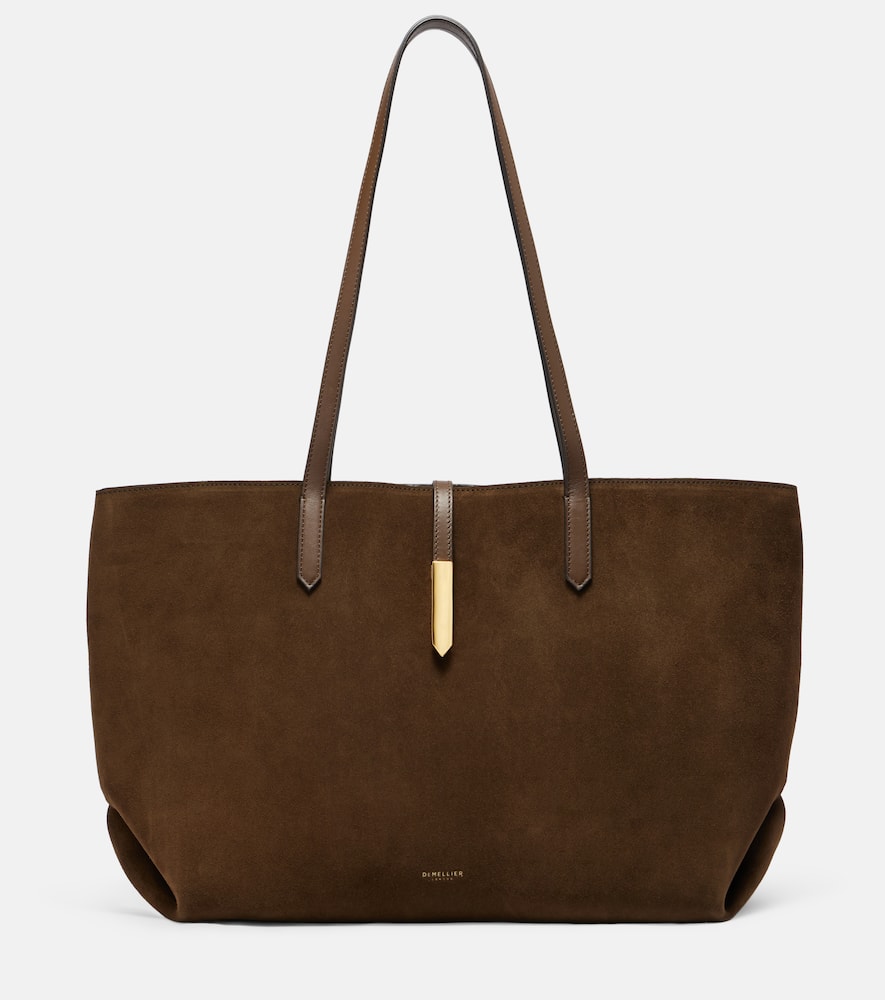 Borsa Tokyo in suede con finiture in pelle