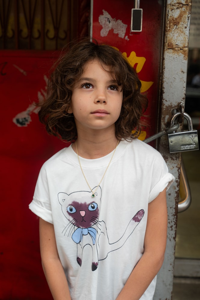  Mini Rodini Mini Rodini T-shirt Siamese Aus Baumwoll-jersey 