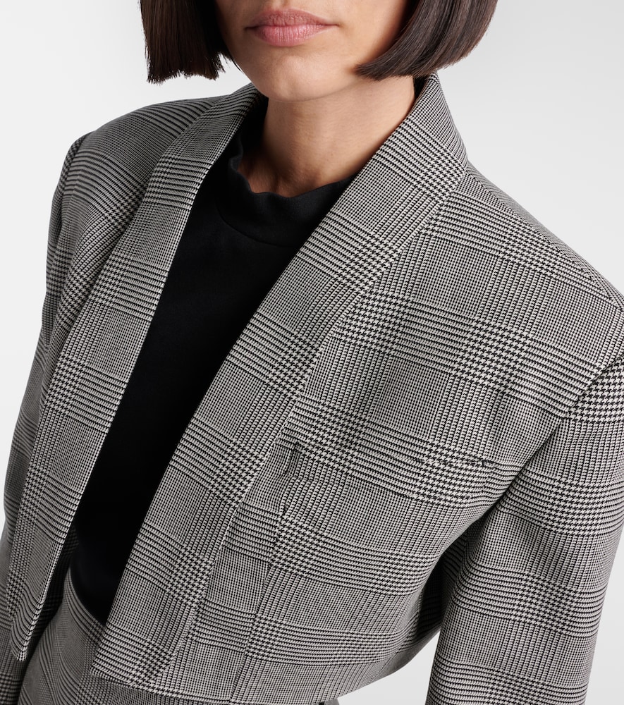  Balmain Balmain Cropped-blazer Aus Einem Wollgemisch 