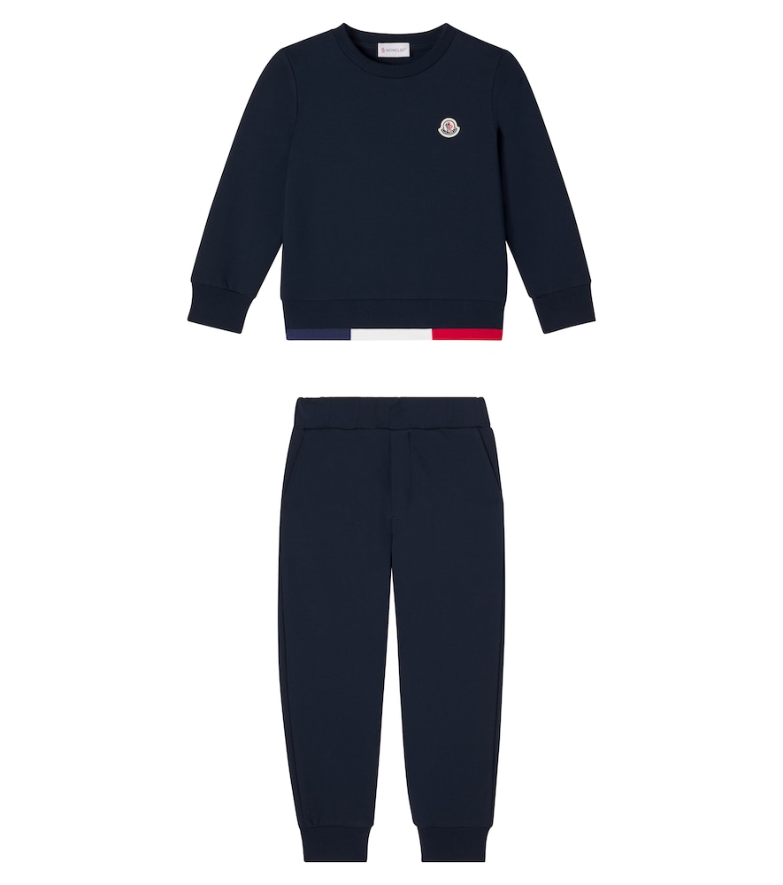 Moncler Enfant Blue Sweatshirt And Sweatpants Set Y Size 14 - Mytheresa