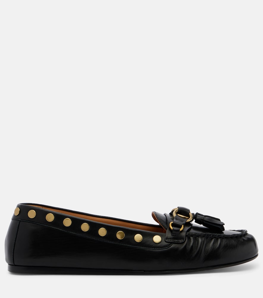  Isabel Marant Isabel Marant Faxel Studded Leather Moccasins 