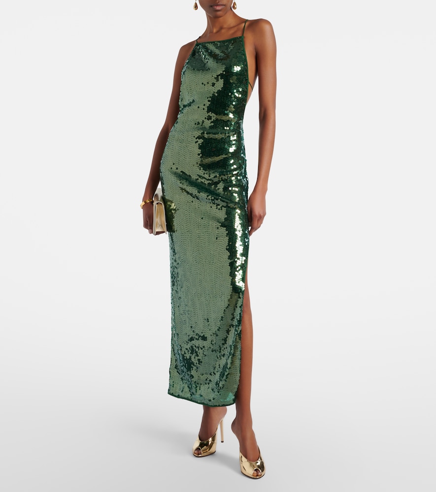  Oseree Osã©ree Marylin Sequined Maxi Dress 